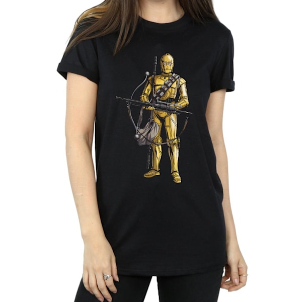 Star Wars The Rise Of Skywalker Dam/Damer C-3PO Chewbacca B Black XL