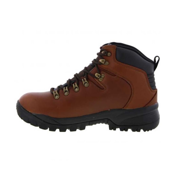 Johnscliffe Canyon Superlätta Vandringskängor i Läder för Män, Storlek 12 UK C Conker Brown 12 UK