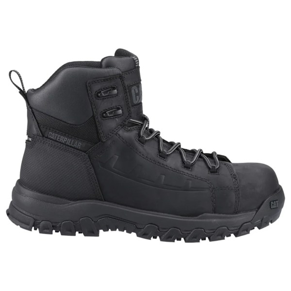 Caterpillar Herr Threshold Rebound Kornläder Komposit Tåhätta Black 10 UK