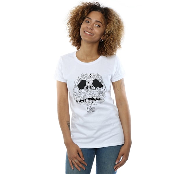 Disney Dam/Kvinnor Mardrömmen Innan Jul Jack Skellington White S