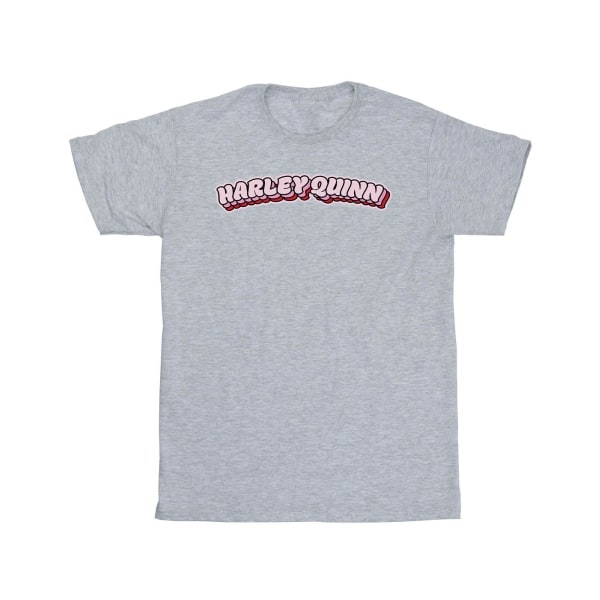 DC Comics herr Batman Harley Quinn logotyp T-shirt XL Sports Grey Sports Grey XL