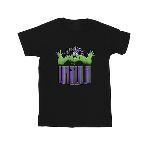 Disney Boys Villains Ursula Grön T-shirt 9-11 år Svart Black 9-11 Years