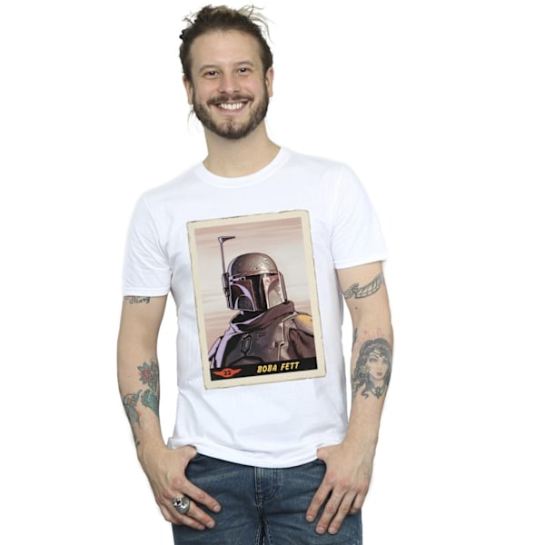 Star Wars The Mandalorian Boba Fett T-shirt S Vit White S