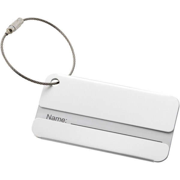 Bullet Discovery Bagageetikett 8 x 4 x 0,2 cm Silver Silver 8 x 4 x 0.2 cm