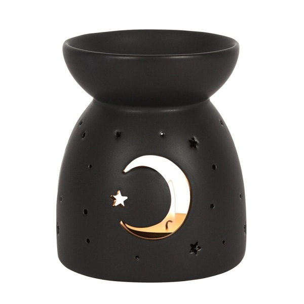 Something Different Mystical Moon Cut Out Oljebrännare En Storlek B Black One Size