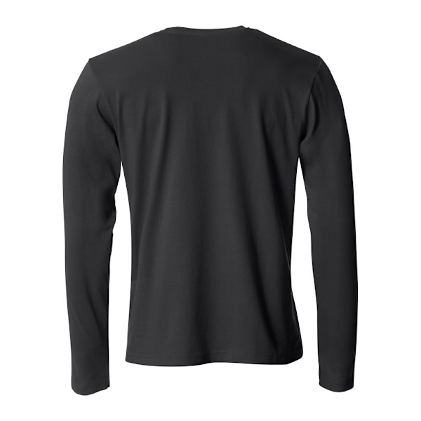 Clique Basic Långärmad T-shirt Herr 4XL Svart Black 4XL