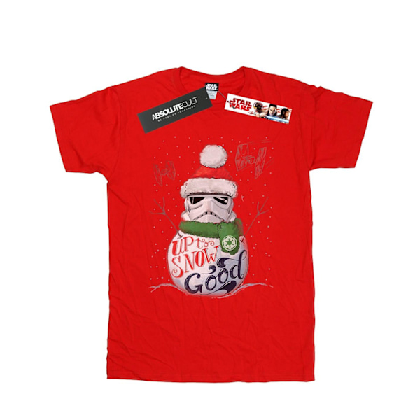 Star Wars Stormtrooper Up To Snow Good T-shirt L Röd Red L