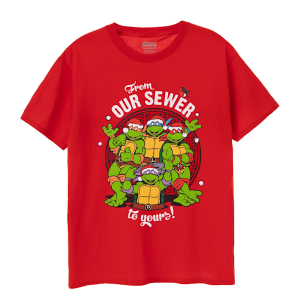 Teenage Mutant Ninja Turtles Herr From Our Sewer To Yours T-Shi Red XXL