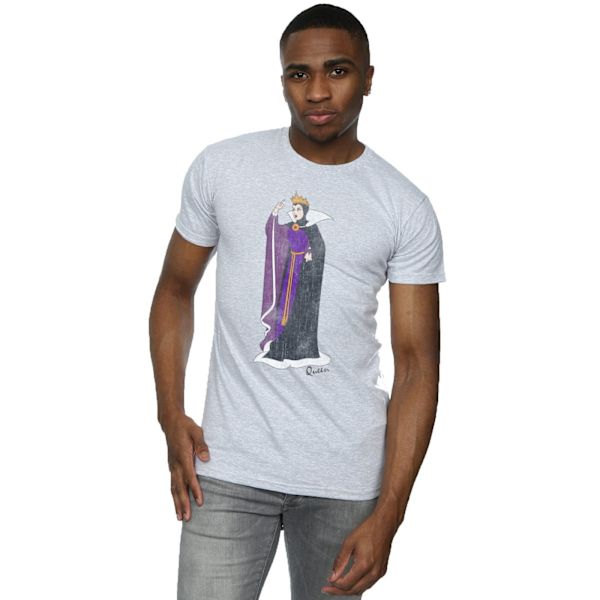 Disney Herr Snow White Classic Evil Queen Grimhilde T-shirt L S Sports Grey L