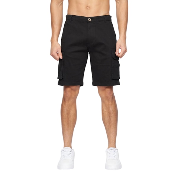 Crosshatch herr Frentons cargoshorts 38R svart Black 38R