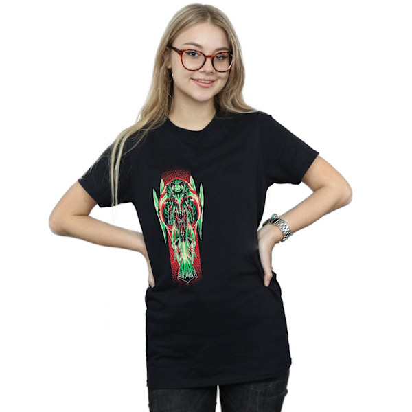 DC Comics Dam/Kvinnor Aquaman Queen Atlanna Bomull Boyfriend Black XXL