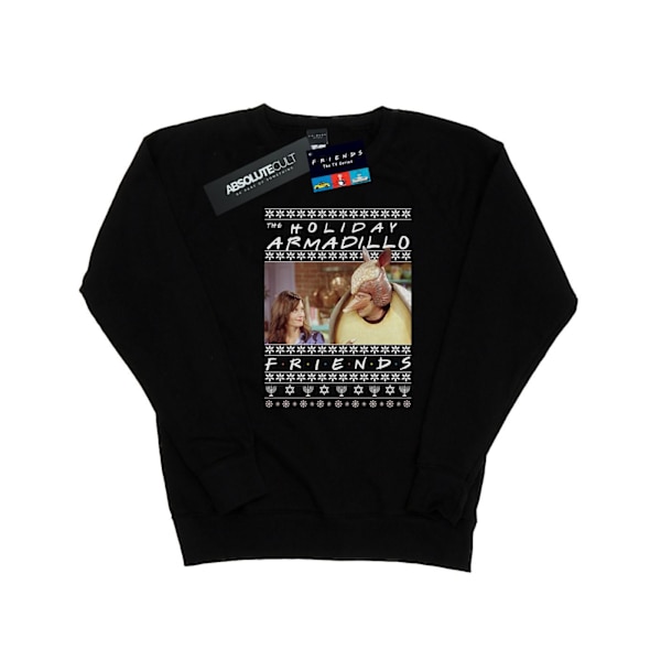 Friends Dam/Damer Fair Isle Holiday Armadillo Sweatshirt XX Black XXL