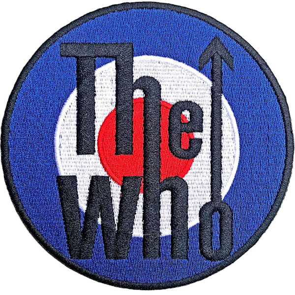 The Who Logo Target Strykjärnsmärke En Storlek Flerfärgad Multicoloured One Size