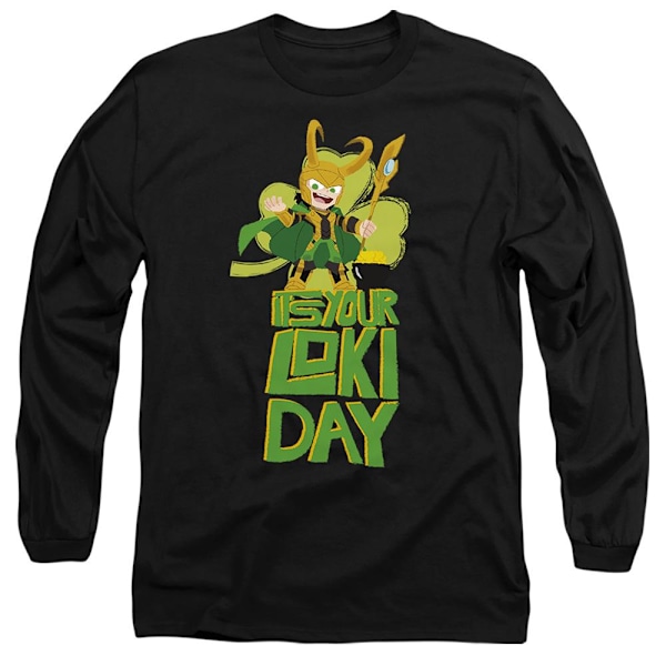 Loki Unisex Vuxen Loki Day St Patricks Day T-Shirt S Svart Black S