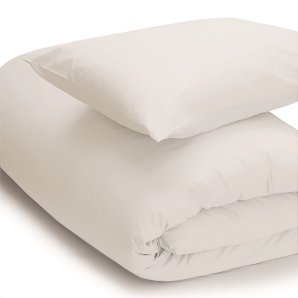 Belledorm Easycare Percale Påslakan Enkelsäng Vit White Single