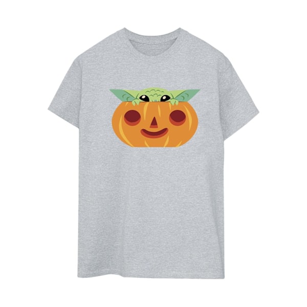 Star Wars Dam/Kvinnor Grogu Pumpa Boyfriend T-Shirt 4XL Spo Sports Grey 4XL