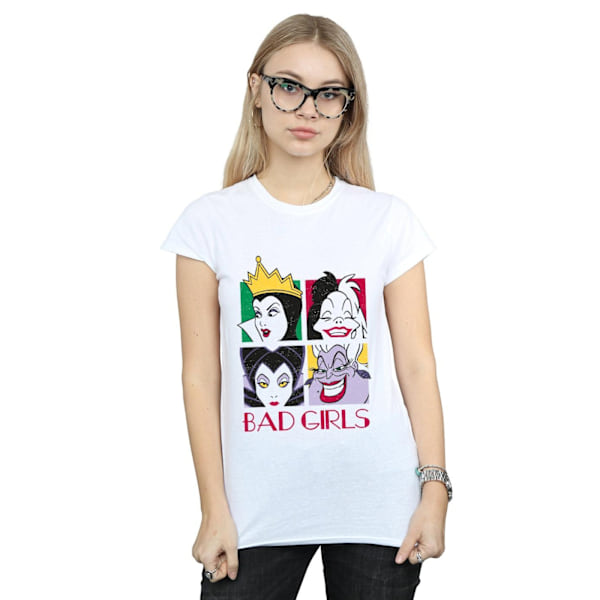 Disney Dam/Damer Skurkar Bomull T-shirt M Vit White M