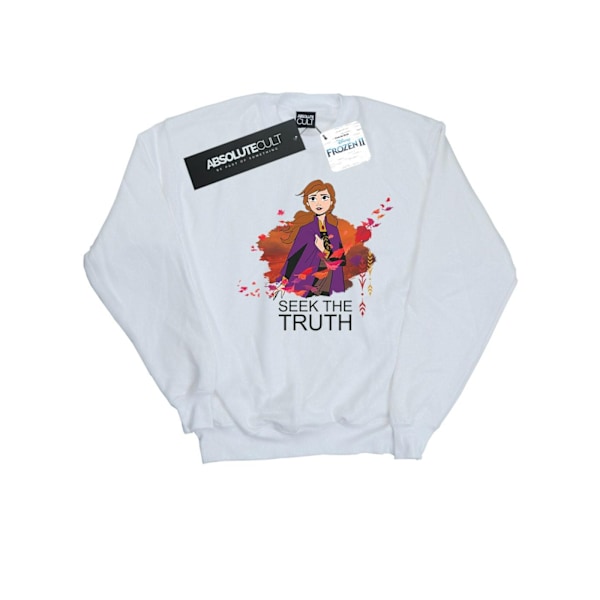 Disney Mens Frozen 2 Anna Seek The Truth Vindjacka 3XL Vit White 3XL