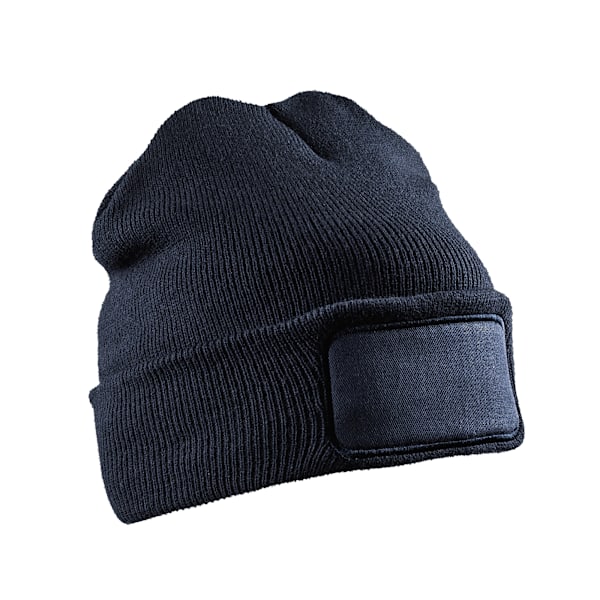 Result Äkta Återvunnen Unisex Vuxen Thinsulate Tryckbar Mössa Navy One Size