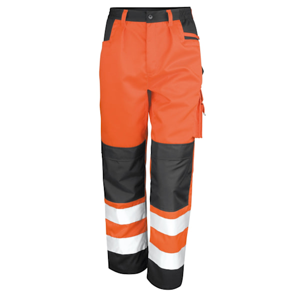 Result Safeguard Vuxen Unisex Hi Viz Cargo Byxor (2-pack) Hi Vis Orange M