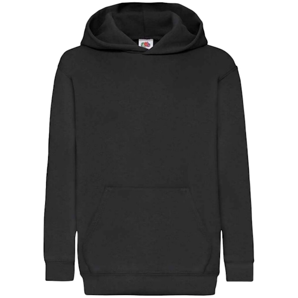 Fruit Of The Loom Kids Unisex Classic 80/20 Hoodie 5-6 Svart Black 5-6