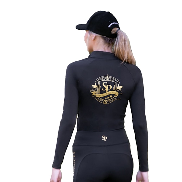 Supreme Products Dam/Dam Show Rider Active Base Layer Top Black/Gold M
