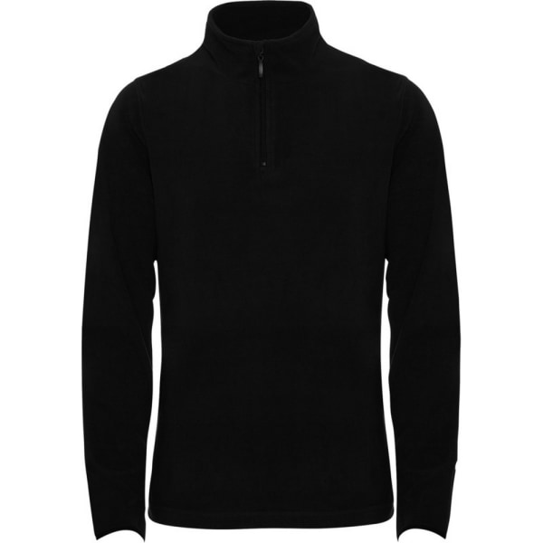 Roly Dam/Kvinnor Himalaya Quarter Zip Fleece Jacka XL Solid Solid Black XL