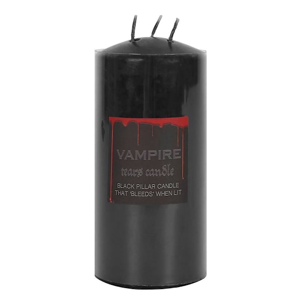 Något Annorlunda Vampyr Tårar Pelarljus 15cm x 7cm x 7c Black 15cm x 7cm x 7cm