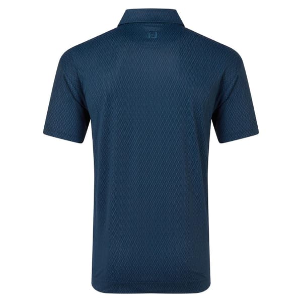 FootJoy Herr Geo Dot Print Pikétröja L Blå Blue L
