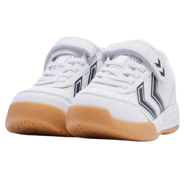 Hummel Barn/Kids Multiplay Flex Vc Flat Inomhusträningsskor White/Black 2.5 UK