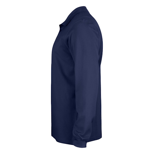 Clique Classic Lincoln långärmad poloskjorta 5XL mörkblå Dark Navy 5XL