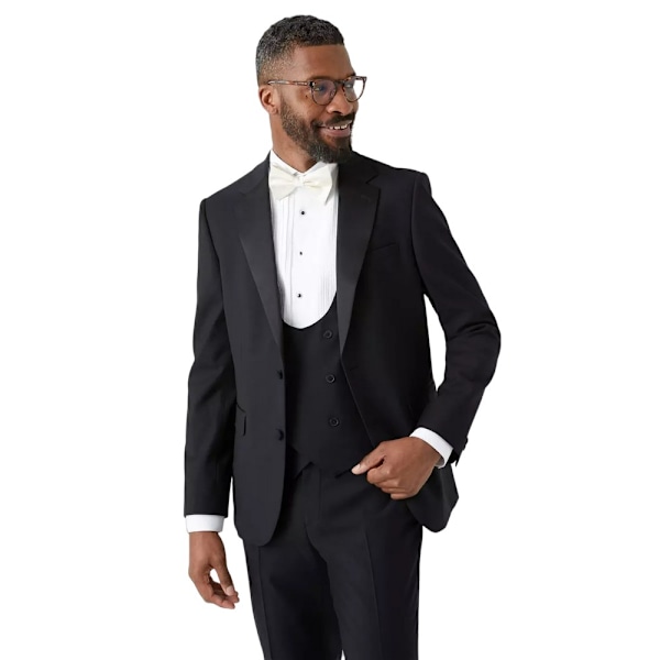 Burton Herr Slim Tuxedo Kavaj 42L Svart Black 42L