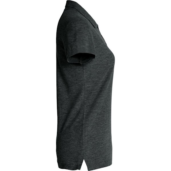 Clique Dam/Kvinnor Melange Poloshirt S Antracit Anthracite S