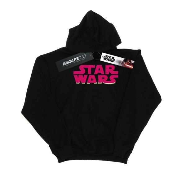 Star Wars Boys Watermelon Logo Hoodie 7-8 Years Black Black 7-8 Years