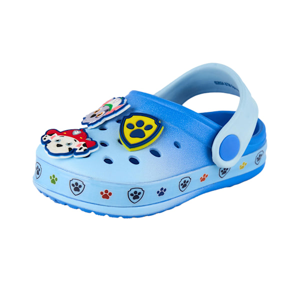 Paw Patrol Boys Badge Clogs 6 UK Barn Blå Blue 6 UK Child