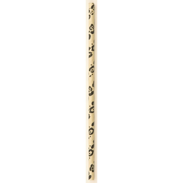 Unika festpapper Cheetah engångssugrör (10-pack) En storlek Cream/Black One Size
