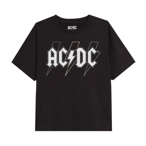 AC/DC Girls Lightning Bolt T-shirt 11-12 år Svart Black 11-12 Years