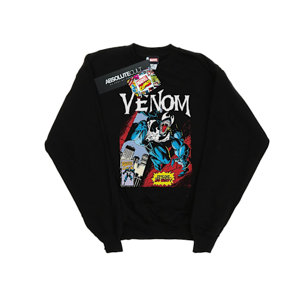 Marvel Dam/Kvinnor Venom Läs Våra Läppar Sweatshirt L Svart Black L