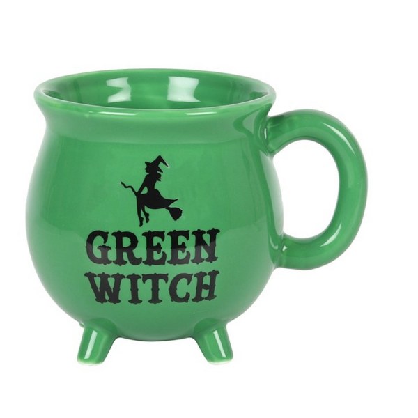 Något annat Grön Witch Cauldron Keramisk Mugg En one size G Green/Black One Size