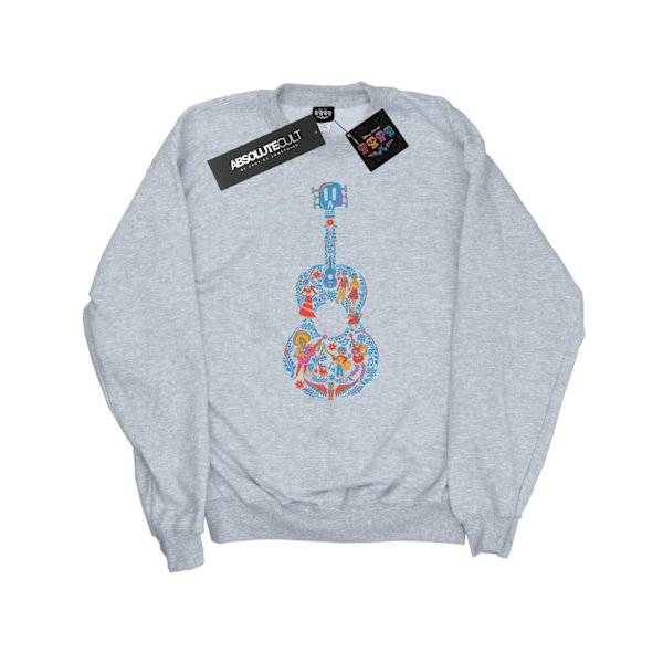 Disney Herr Coco Gitarr Mönster Sweatshirt XL Sports Grey Sports Grey XL