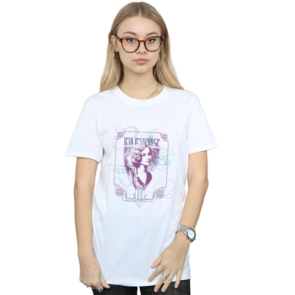 Fantastiska vidunder Kvinnor/Damer Leta Lestrange Bomull Boyfriend White XXL