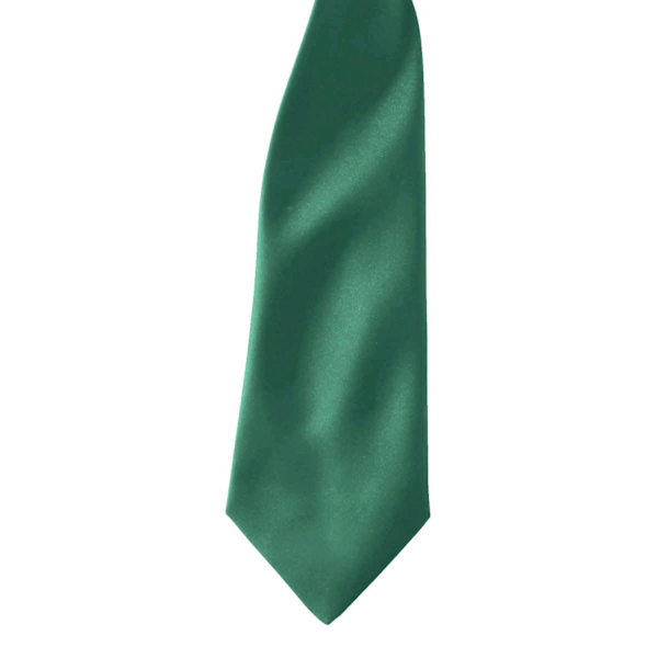 Premier Colours Herr Satin Clip Tie (2-pack) One size Smaragd Emerald One size