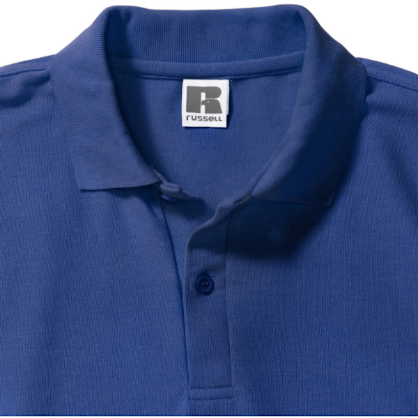 Russell Herr Classic Kortärmad Polycotton Pikétröja XS Brig Bright Royal XS