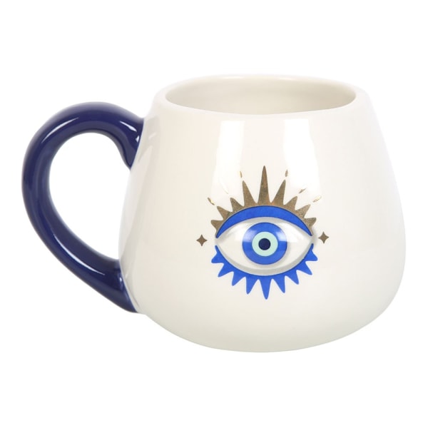Something Different All Seeing Eye Mug En Storlek Vit/Blå White/Blue One Size