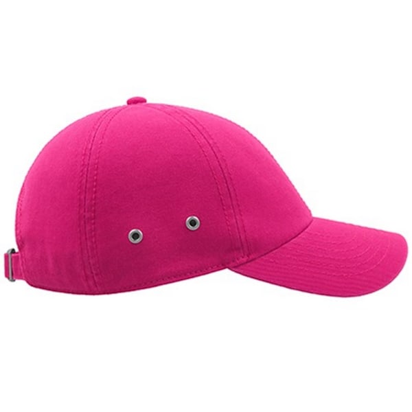 Atlantis Action 6 Panel Chino Baseball Cap One Size Fuchsia Fuchsia One Size