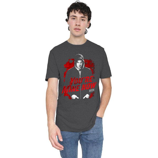 Dexter Unisex Vuxen Dark Passenger T-Shirt L Gråmelerad Charcoal L