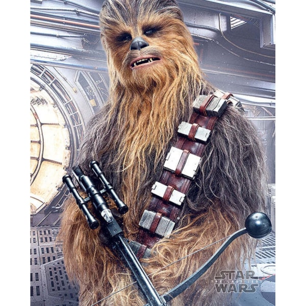 Star Wars: The Last Jedi Chewbacca Poster One Size Blå/Brun Blue/Brown One Size