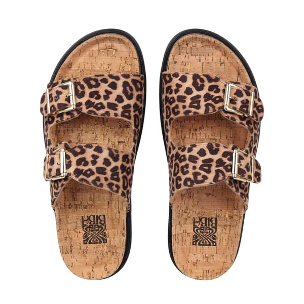 Biba Dam Leopard Dubbla Remmar Sandaler 6 UK Leopard Leopard 6 UK