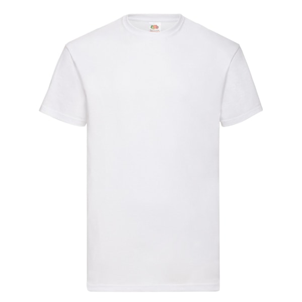Fruit of the Loom Unisex Värdevikt Bomull T-shirt 4XL W White 4XL