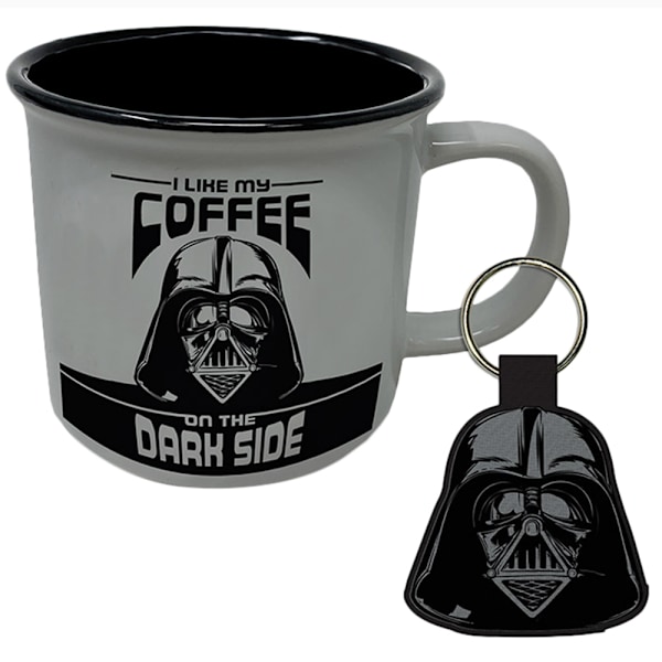 Star Wars I Like My Coffee On The Dark Side Mug Set One Size Bl Black/Grey One Size